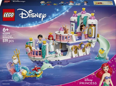 LEGO - DISNEY La barca nuziale di Ariel - 43299