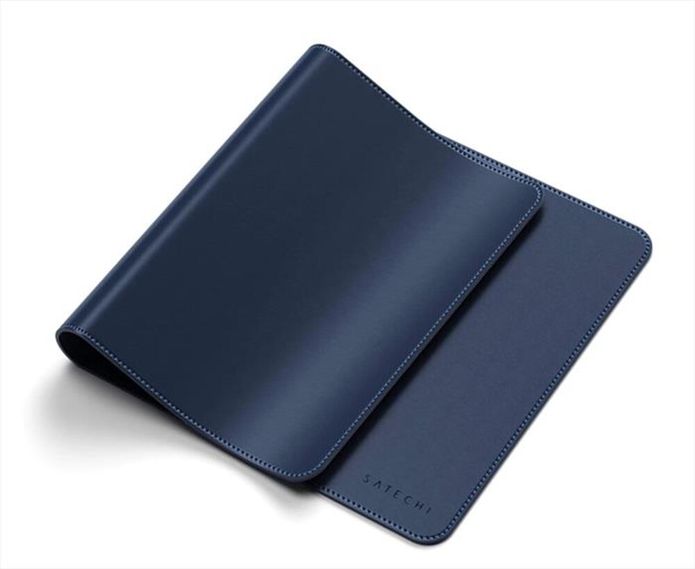 "SATECHI - DESKMATE - SOTTOMANO IN ECOPELLE-BLU"
