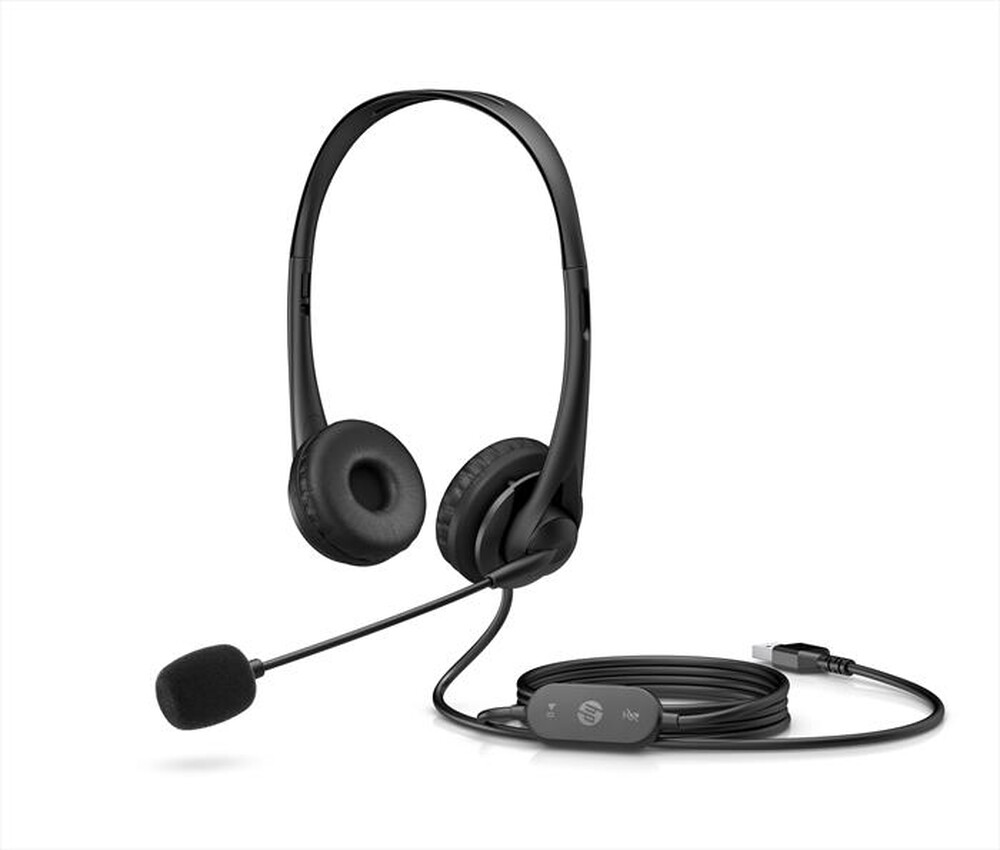 "HP - CUFFIE STEREO USB-Nero"
