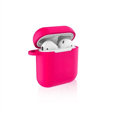 CELLY - CUSTODIA PER CHARGING BOX DELLE AIRPODS-Fucsia/Silicone