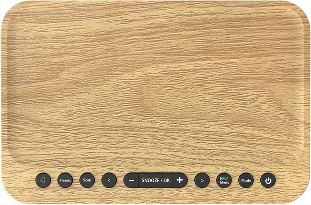 "KENWOOD - Radio sveglia CR-ST40DAB-Legno"