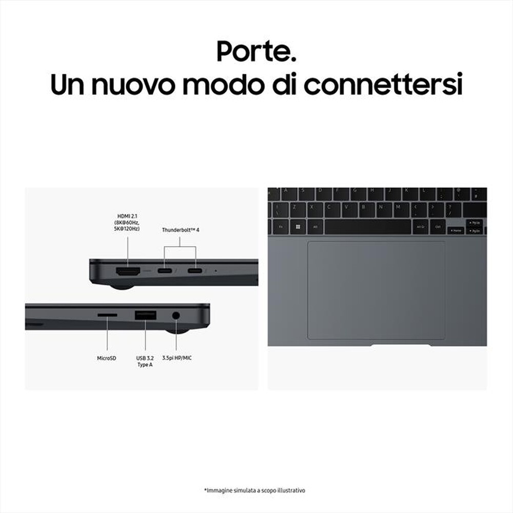 Immagine del prodotto SAMSUNG - Notebook GALAXY BOOK4 ULTRA-Moonstone Gray