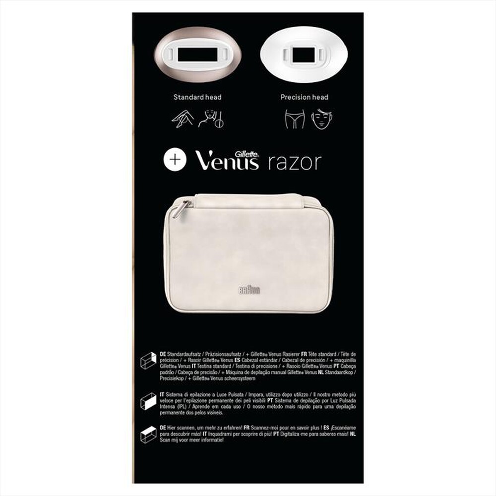"BRAUN - LUCE PULSATA PL7147-BIANCO/BRONZO"