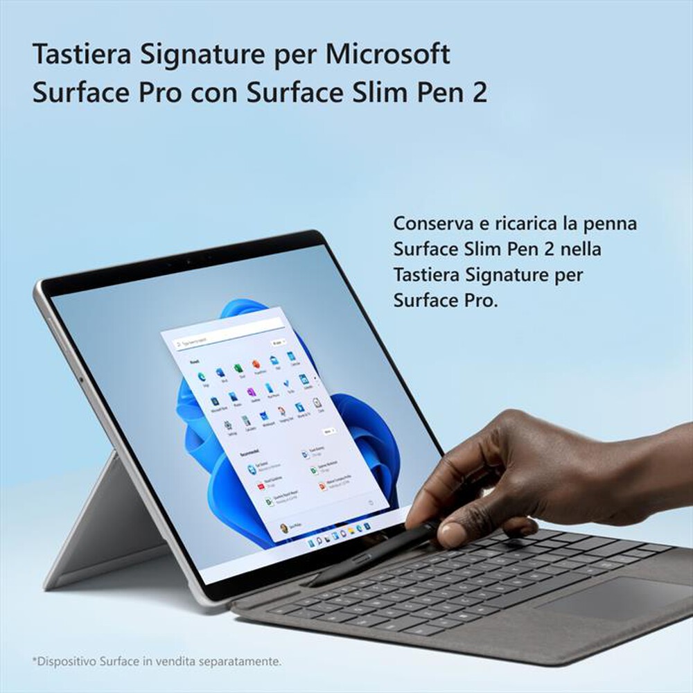 "MICROSOFT - TASTIERA SIGNATURE PER SURFACE PRO-zaffiro"