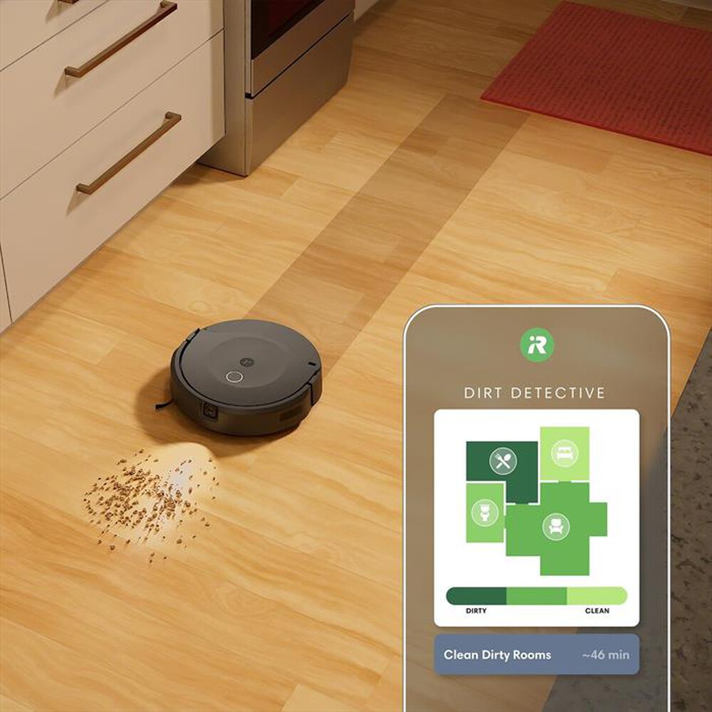 "iROBOT - Aspirapolvere robot ROOMBA COMBO 10 MAX-Black"