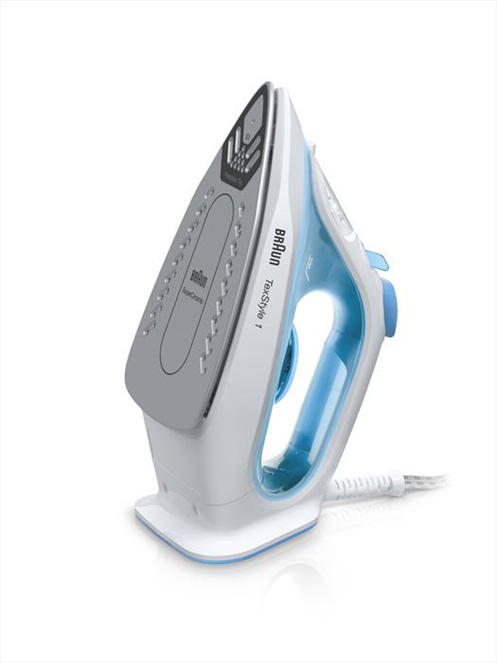 "BRAUN - Ferro da stiro a vapore SI1050BL-Bianco blu"