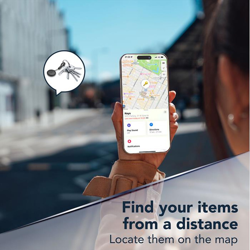 Immagine del prodotto CELLULARLINE - Trova oggetti Tracy Tag BTTRACYTAGP-Rosa