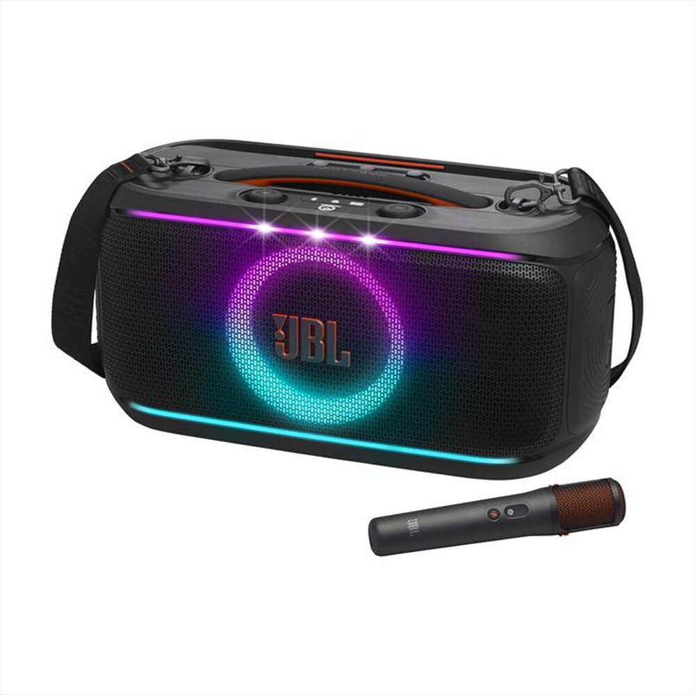 JBL - Altoparlante portatile PARTYBOX ON THE GO 2-Nero