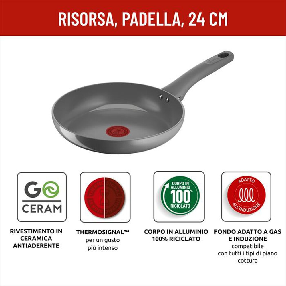 Immagine del prodotto LAGOSTINA - Risorsa Padella 24 cm-Grigio