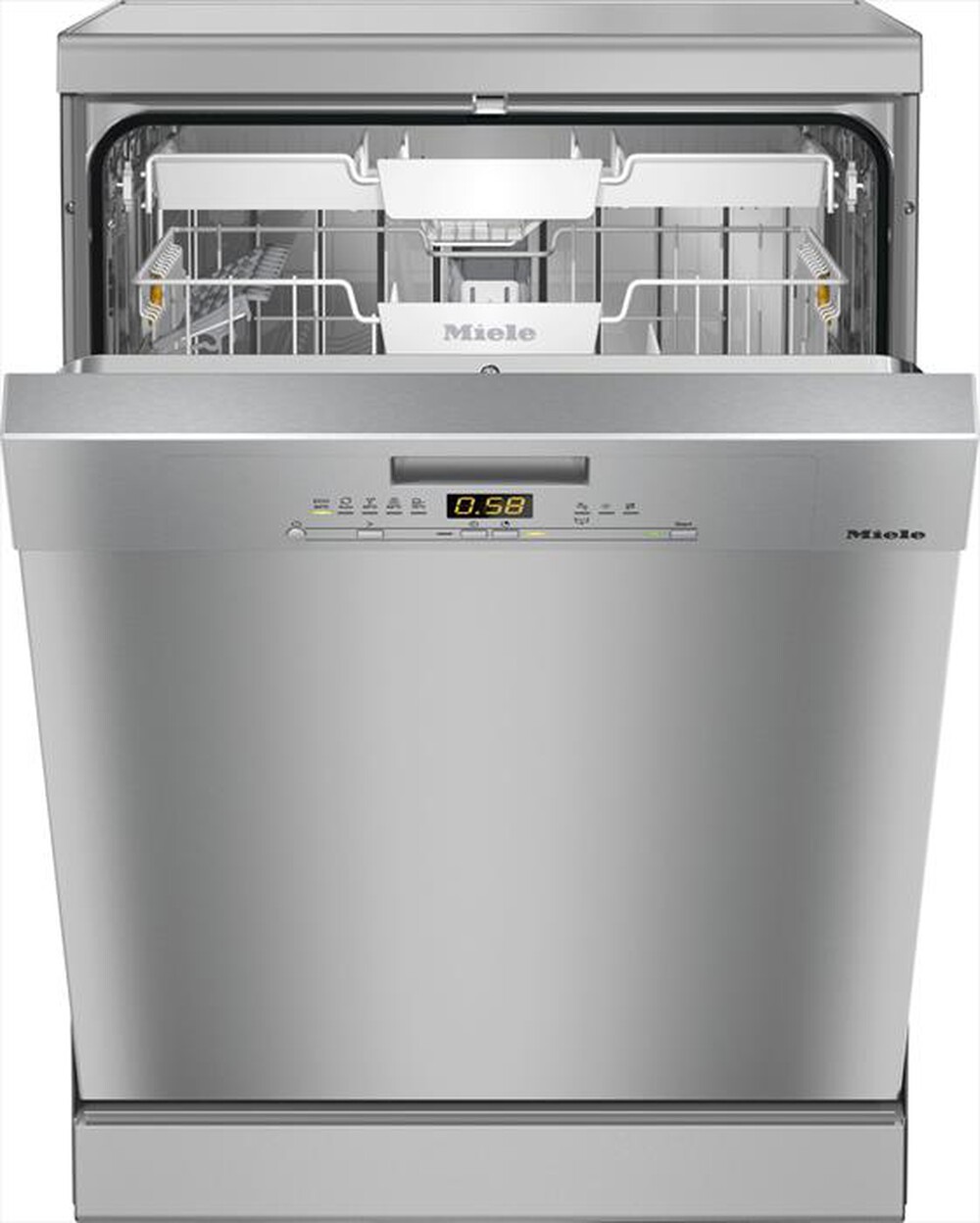 "MIELE - Lavastoviglie G 5000 SC CLST Classe E 14 coperti-Acciaio Clean Steel"