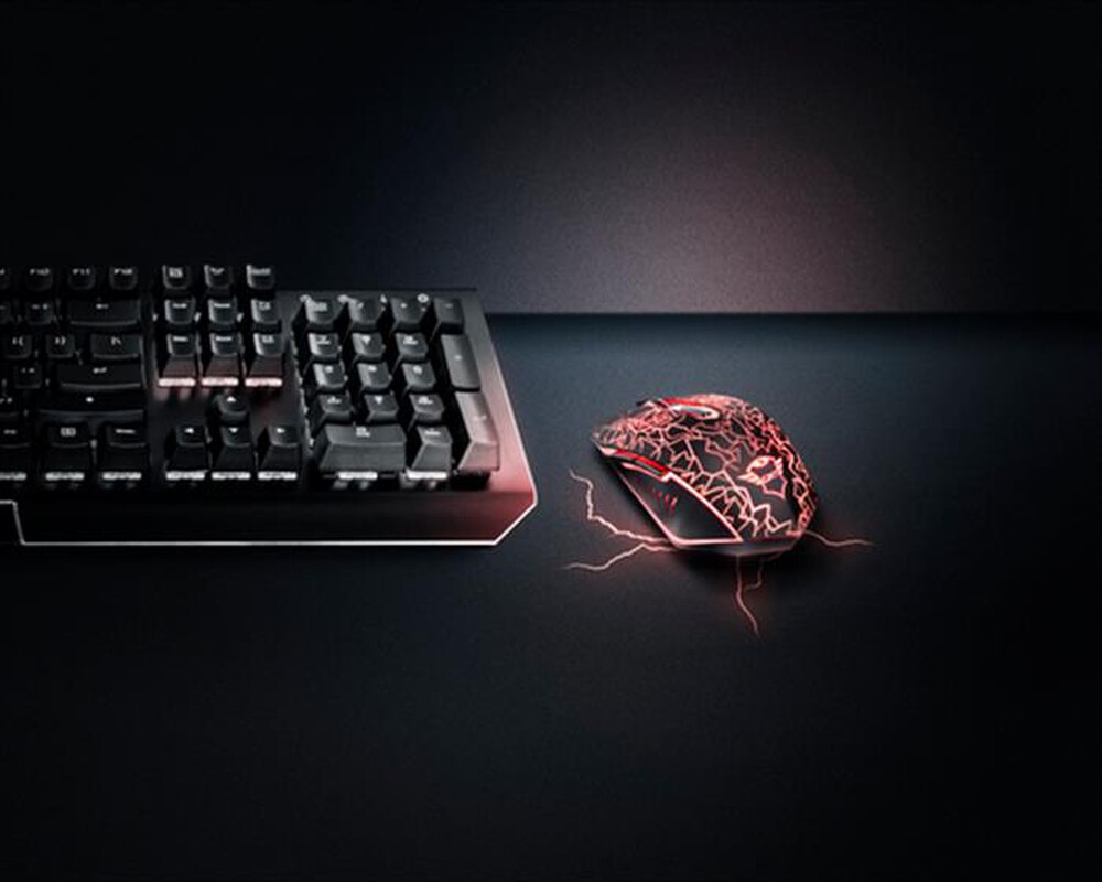 "TRUST - GXT107 IZZA-WL GAMING MOUSE-Black"