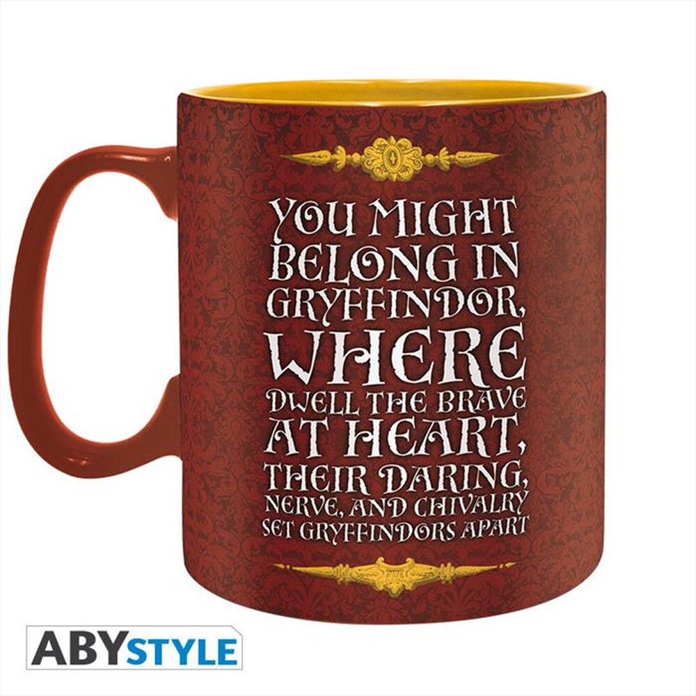 "ABYSSE - HARRY POTTER Tazza King Size - Griffondoro"