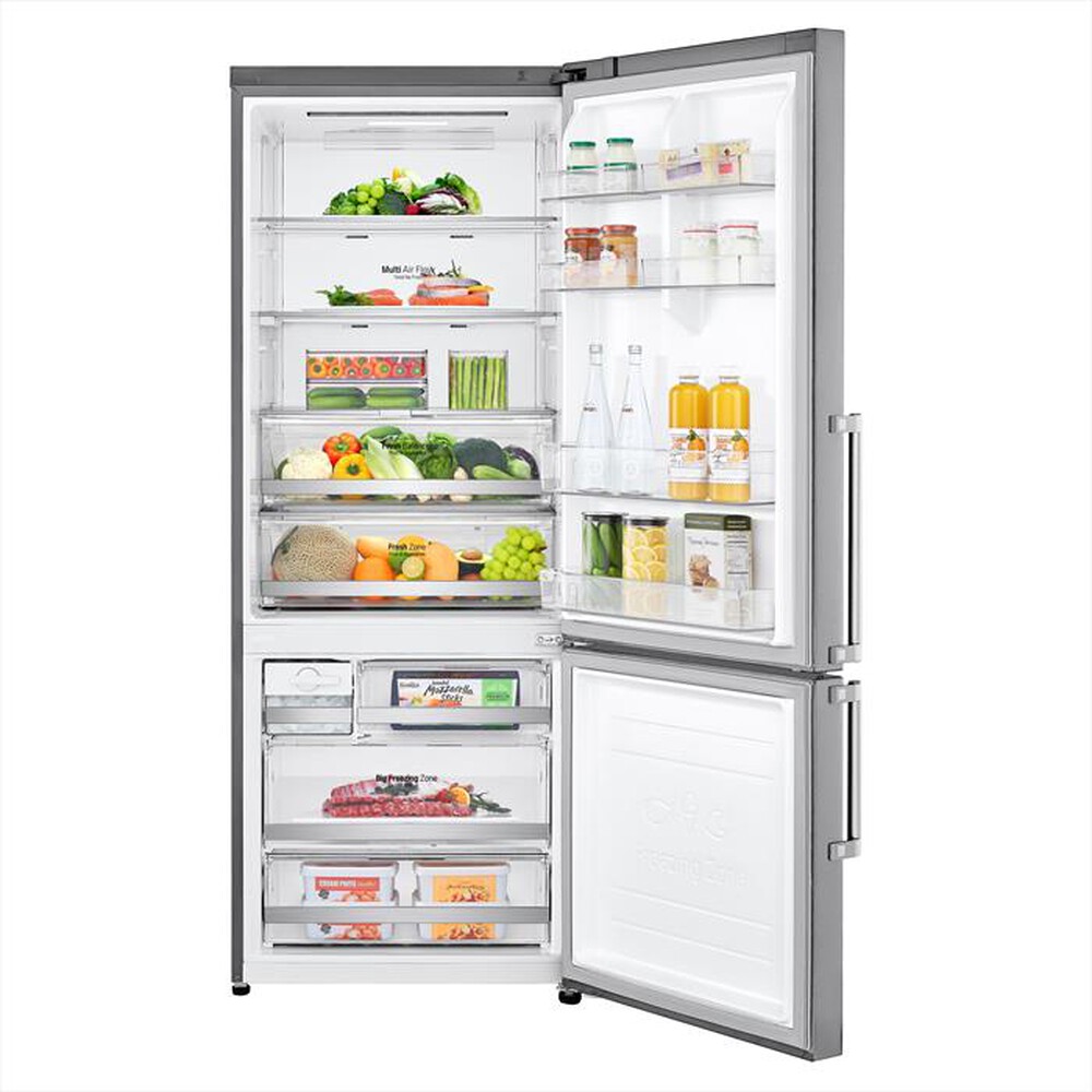 "LG - Frigorifero combinato GBB569NSAGB Classe D 462L-Stainless steel"