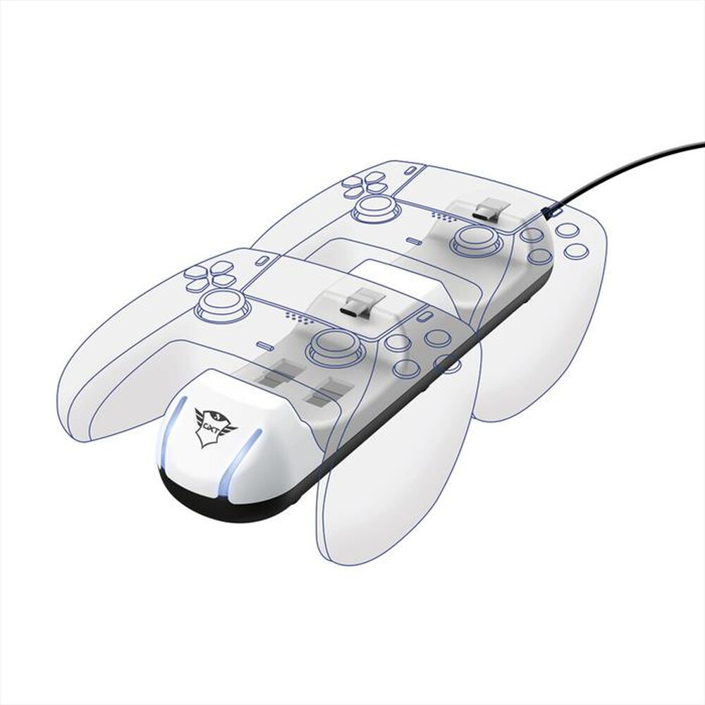 "TRUST - GXT251 DUO CHARGE DOCK PS5-White"