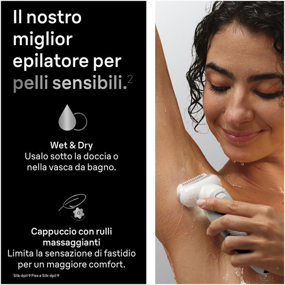 Immagine del prodotto BRAUN - Epilatore Wet & Dry LEGEPIL SES9-061 BOX MN-ARGENTO