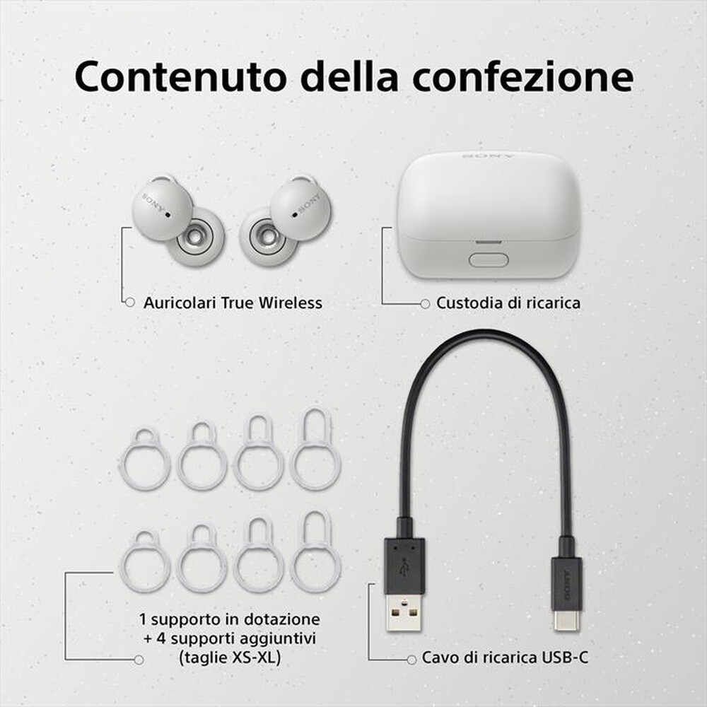 "SONY - Auricolari Bluetooth WFL900W.CE7-Bianco"