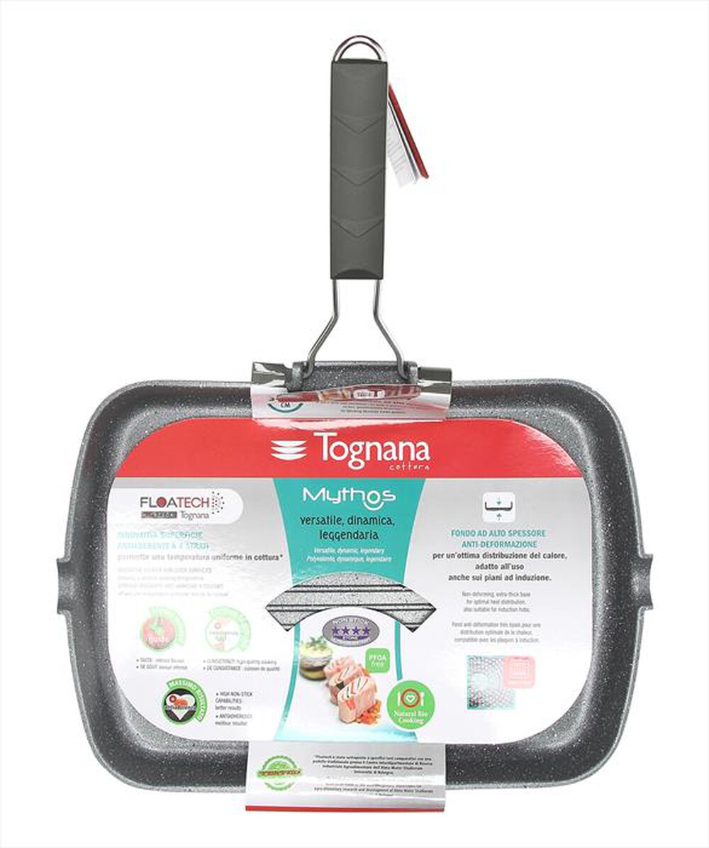 "TOGNANA - Grill rettangolare MYTHOS-GRIGIO"