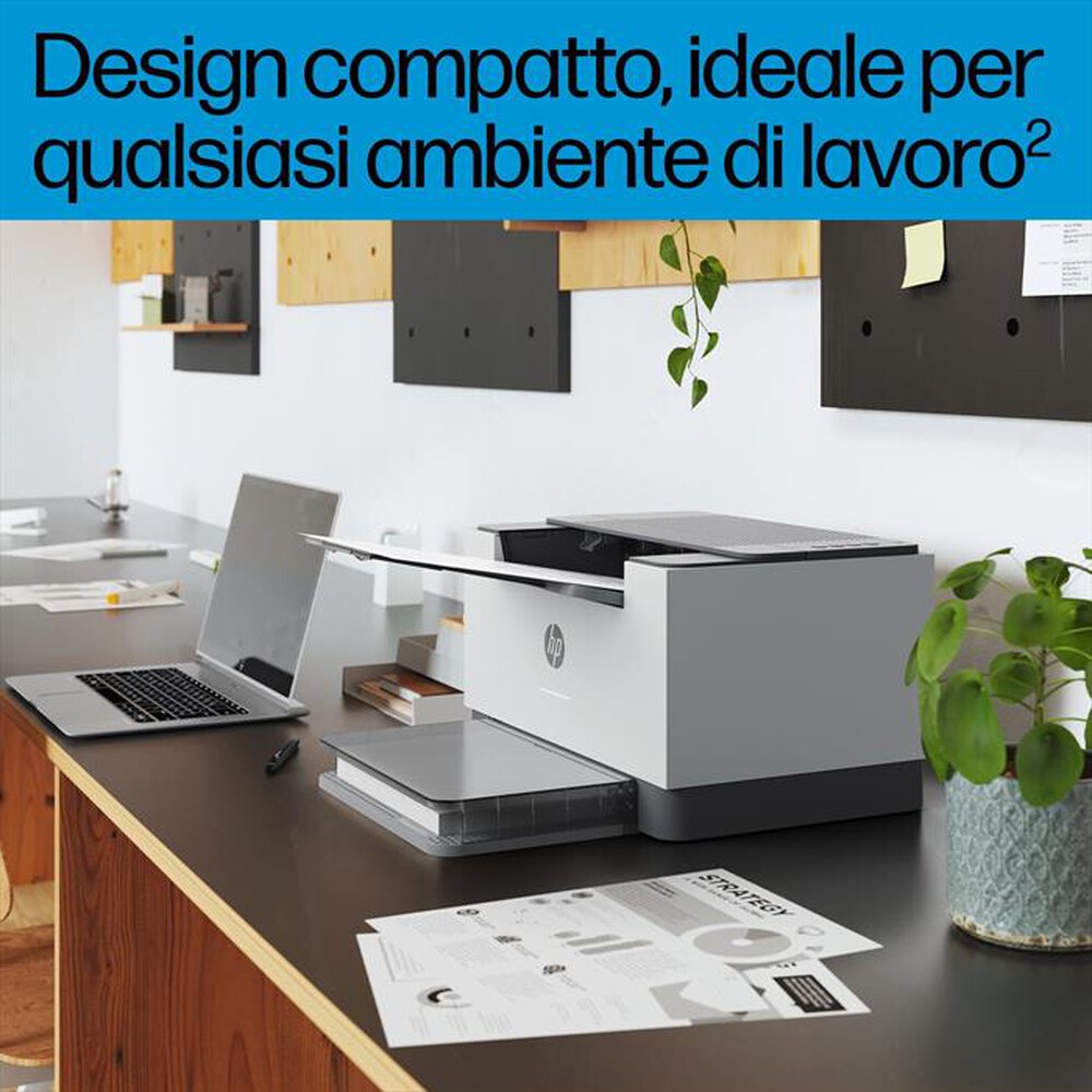 "HP - Stampante LASERJET M207DW-Bianco"