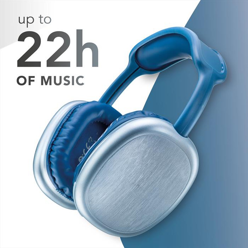Immagine del prodotto CELLULARLINE - Cuffie bluetooth BTHEADBMSMAXI2B-Blu