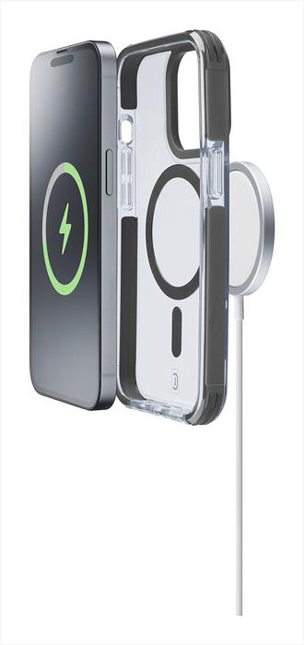 "CELLULARLINE - Cover iPhone 14 Pro TETRA FORCE STRONG GUARD MAG-Black"