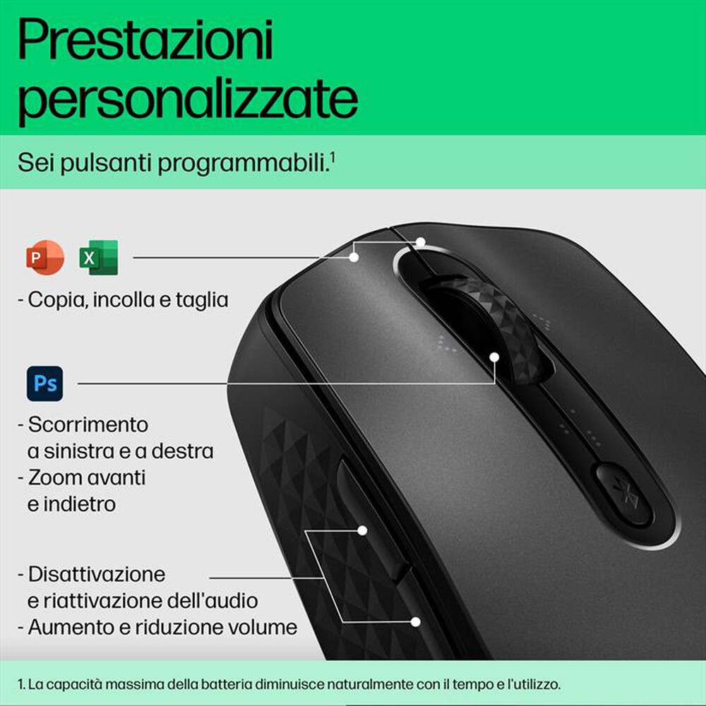 Immagine del prodotto HP - 690 MOUSE BLUETOOTH-Nero