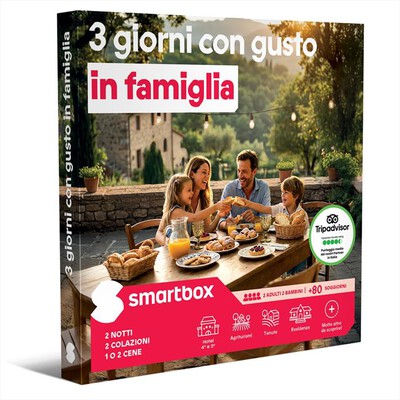 SMARTBOX - 3 GIORNI CON GUSTO IN FAMIGLIA-eBox digitale