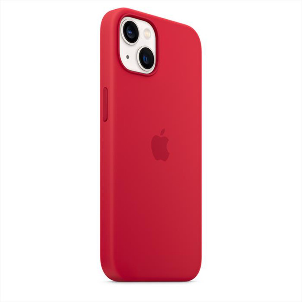 "APPLE - iPhone 13 Silicone Case with MagSafe-Red"