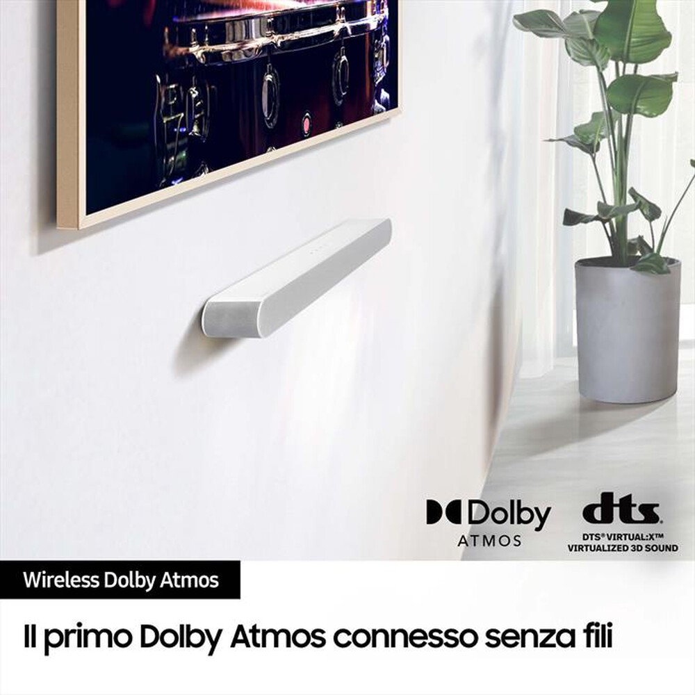 Immagine del prodotto SAMSUNG - Soundbar HW-S61D/ZF, 5 CANALI, WHITE, 2024-WHITE