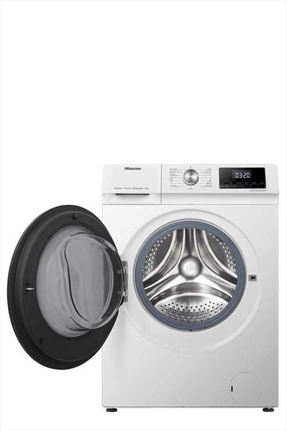 "HISENSE - Lavatrice WFQA1014EVJM 10 Kg Classe A-Bianco/Nero"