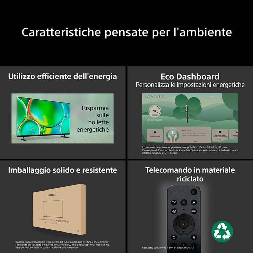 Immagine del prodotto SONY - Smart TV LED UHD 4K 55" K55S25M2PB.CEI-NERO