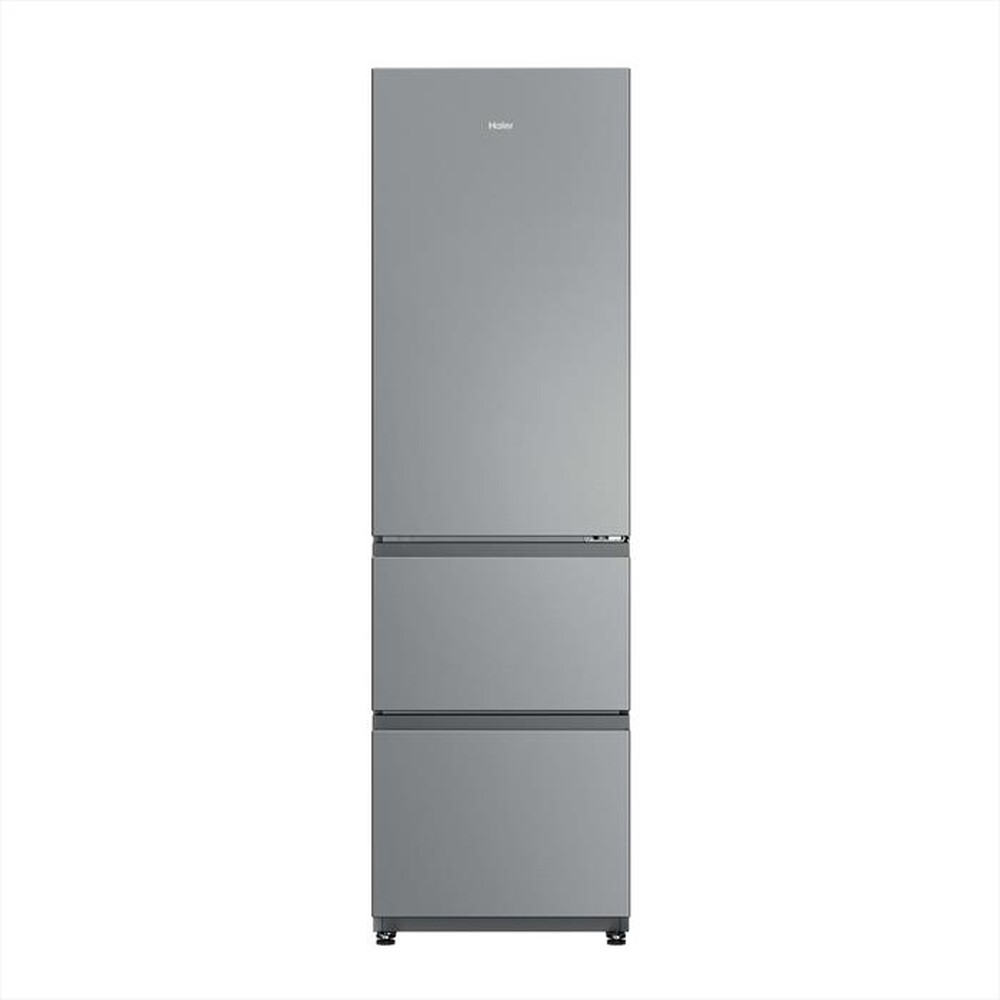 HAIER - Frigorifero combinato HTR3518ENMX Classe E 303 lt-Acciaio inox
