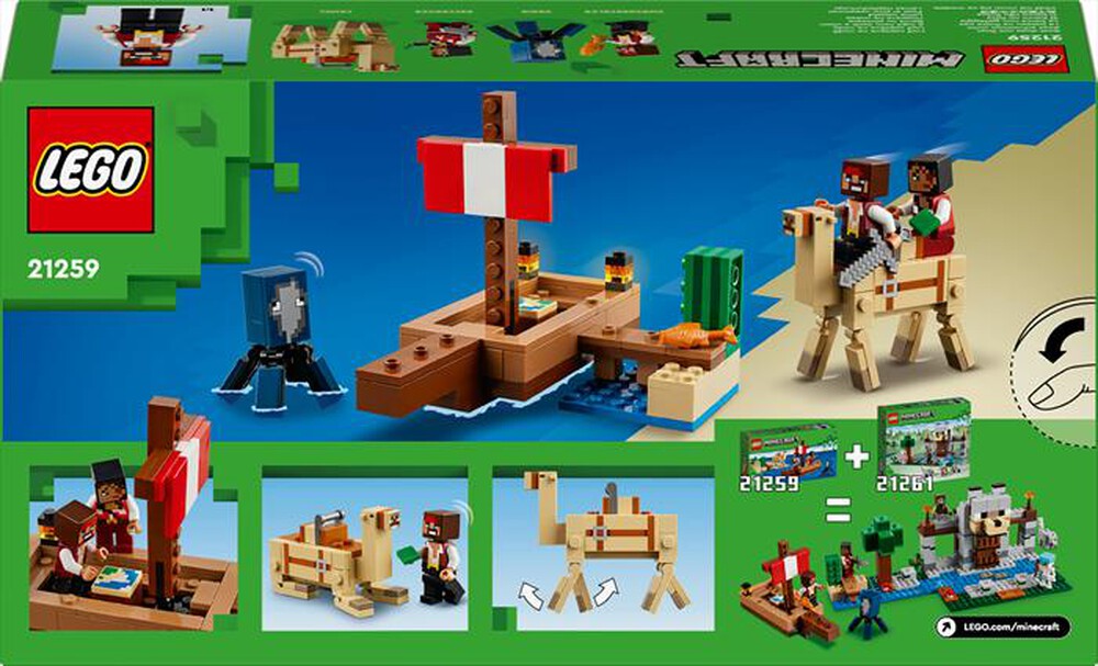 Immagine del prodotto LEGO - MINECRAFT Il viaggio del galeone dei pirati 21259