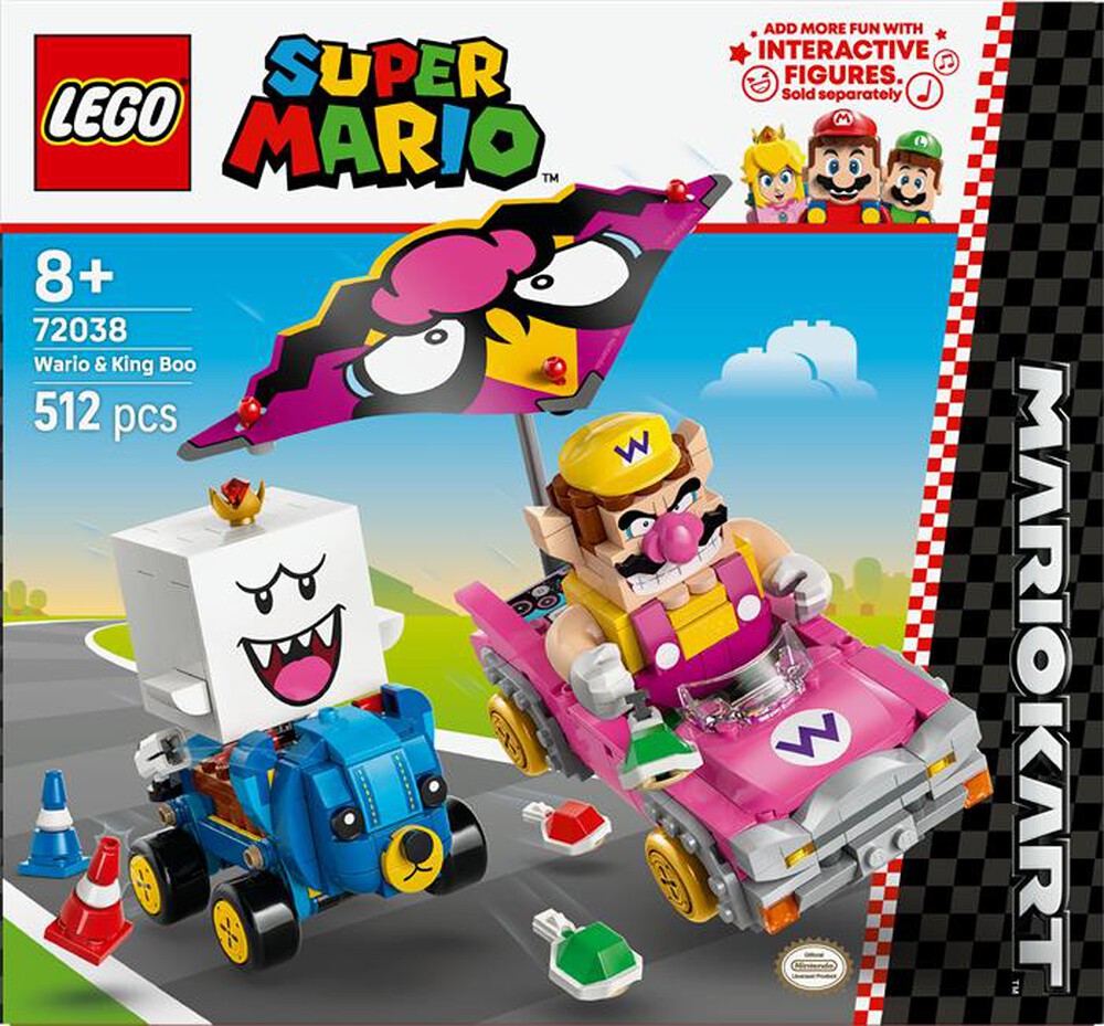 Immagine del prodotto LEGO - SUPER MARIO Mario Kart – Wario e Re Boo 72038