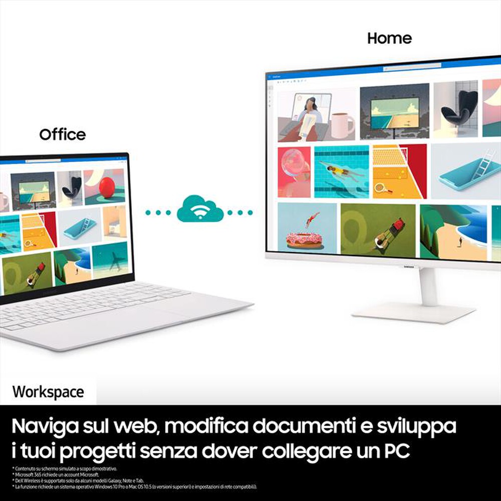 Immagine del prodotto SAMSUNG - SMART MONITOR M7 - M70B DA 32'' UHD FLAT