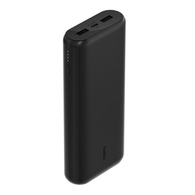 BELKIN - POWERBANK 3 PORTE BOOSTCHARGE DA 20K CON PD 20W-nero