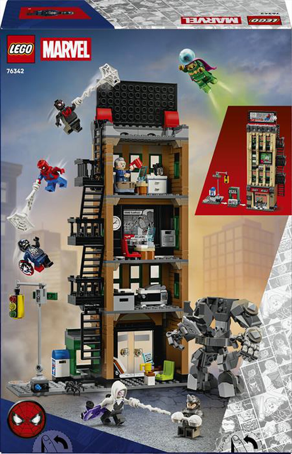 Immagine del prodotto LEGO - MARVEL Spider-Man vs. Mysterio: il Daily - 76342-Multicolore