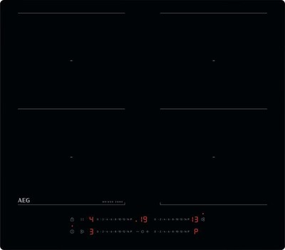 AEG - Piano cottura elettrico TO64IM0BIB 58 cm-Nero,  AEG - Piano cottura elettrico TO64IM0BIB 58 cm-Nero