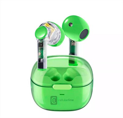 CELLULARLINE - Auricolare bluetooth FINE-Green,  CELLULARLINE - Auricolare bluetooth FINE-Green