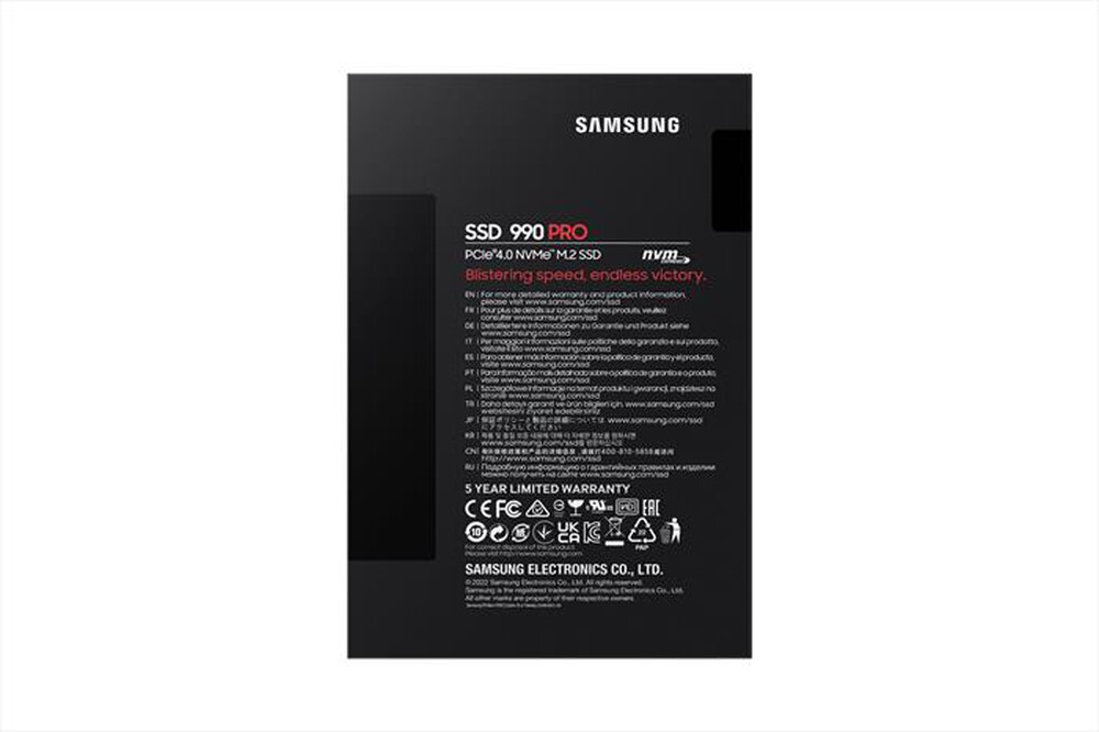 "SAMSUNG - Hard disk interno SSD 990 PRO NVME M.2 1TB"