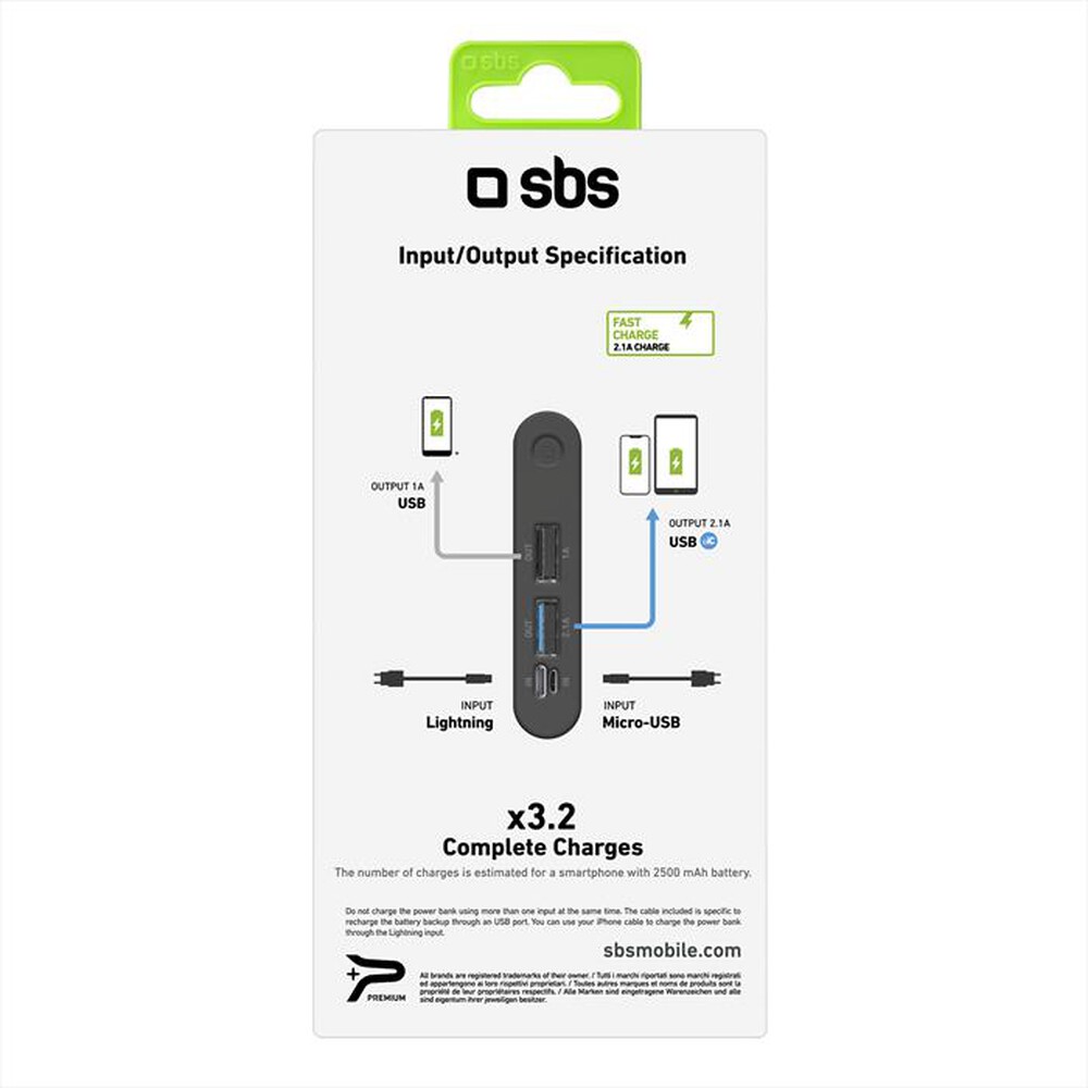 Immagine del prodotto SBS - TTBB80002UFLCDK-nero