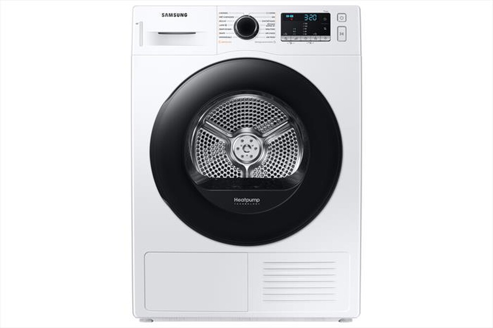 "SAMSUNG - Asciugatrice DV80TA220AE/ET - 8 Kg - A+++-BIANCO CON OBLO' Shiny Black"