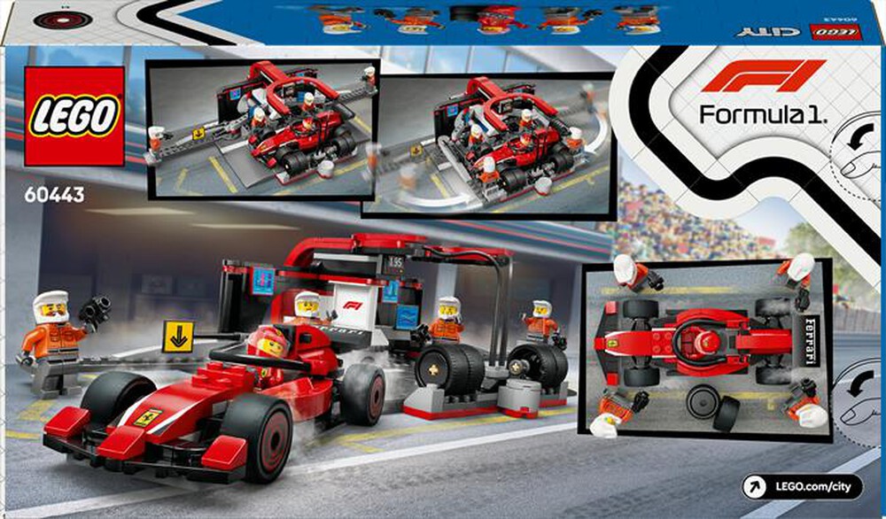 Immagine del prodotto LEGO - CITY F1 Pitstop e meccanici con Ferrari F1&reg; 60443