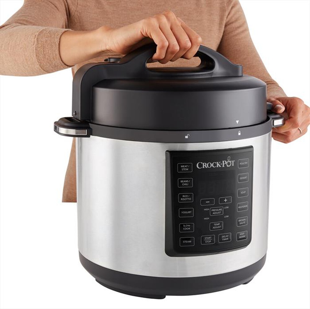 "Crock Pot - EXPRESS COOKER 5.6 LT-Argento"
