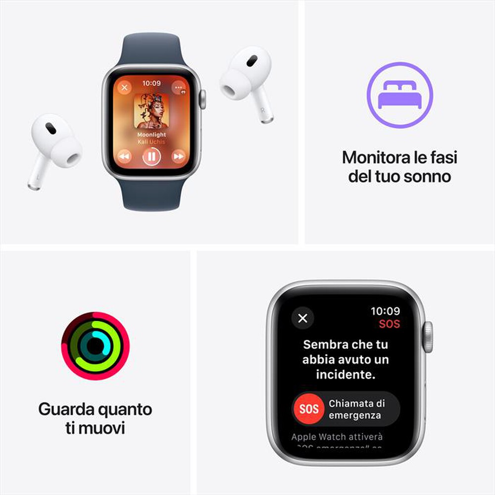 "APPLE - Watch SE GPS + Cellular Cassa 40mm-Galassia"