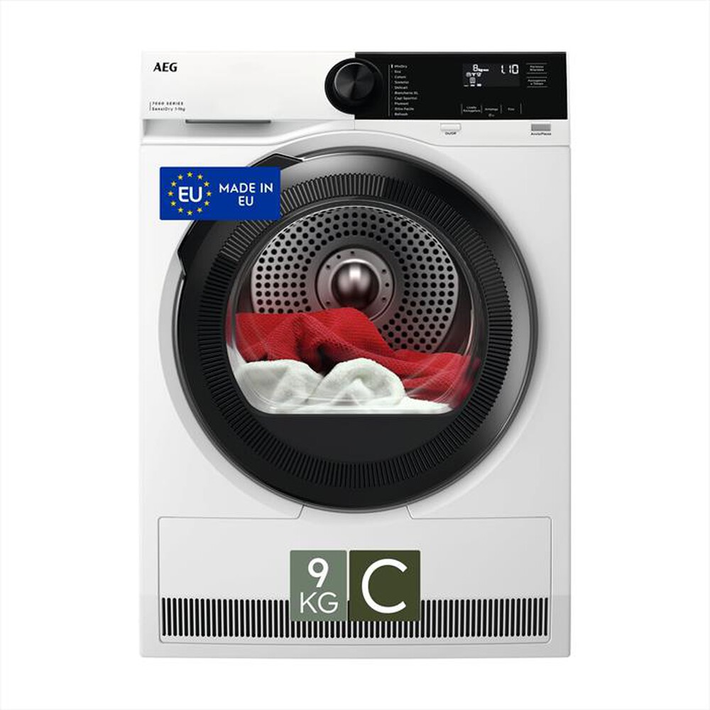 AEG - Asciugatrice TR7HE9C 9 Kg Classe C-Bianco