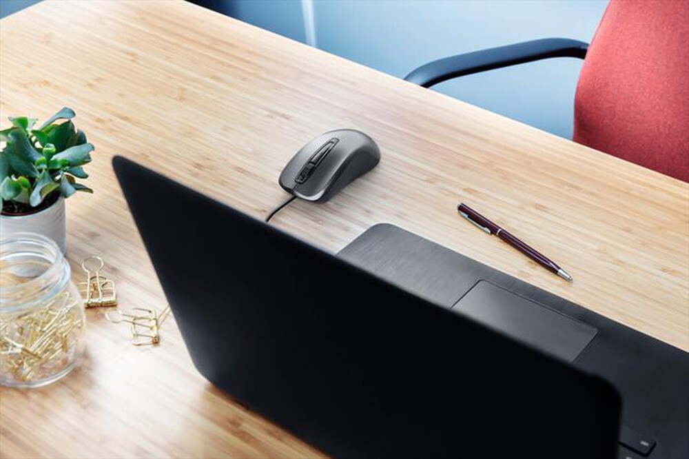"TRUST - CARVE WIRED MOUSE-Black"