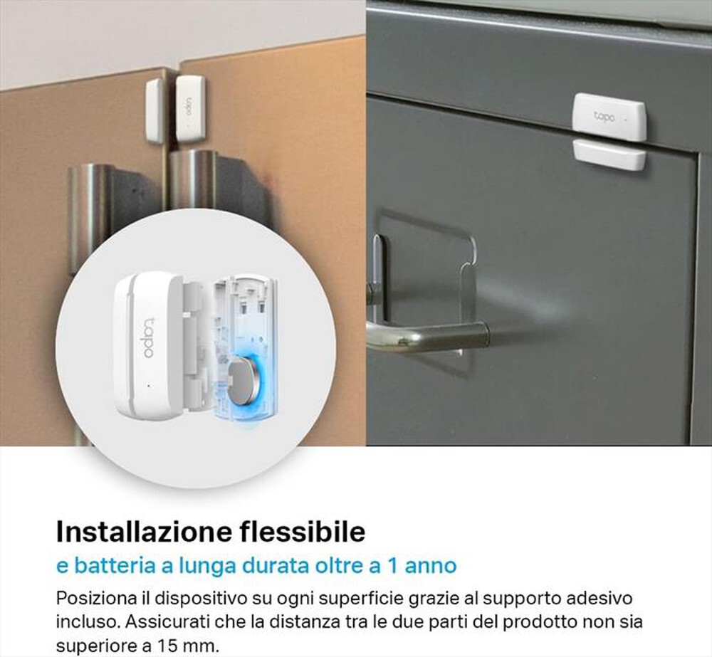 Immagine del prodotto TP-LINK - TAPOT110 SMART DOOR/WINDOW SENSOR,IOT HUB REQUIRED