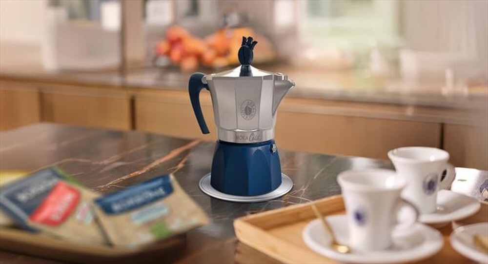 Immagine del prodotto CAFFE BORBONE - MOKACIAO-Acciaio/blu