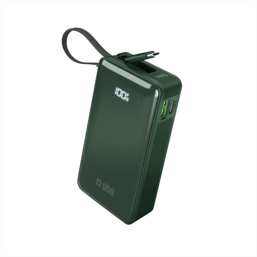 "SBS - Powerbank TTBB10000LCDTCPD20G-Verde"