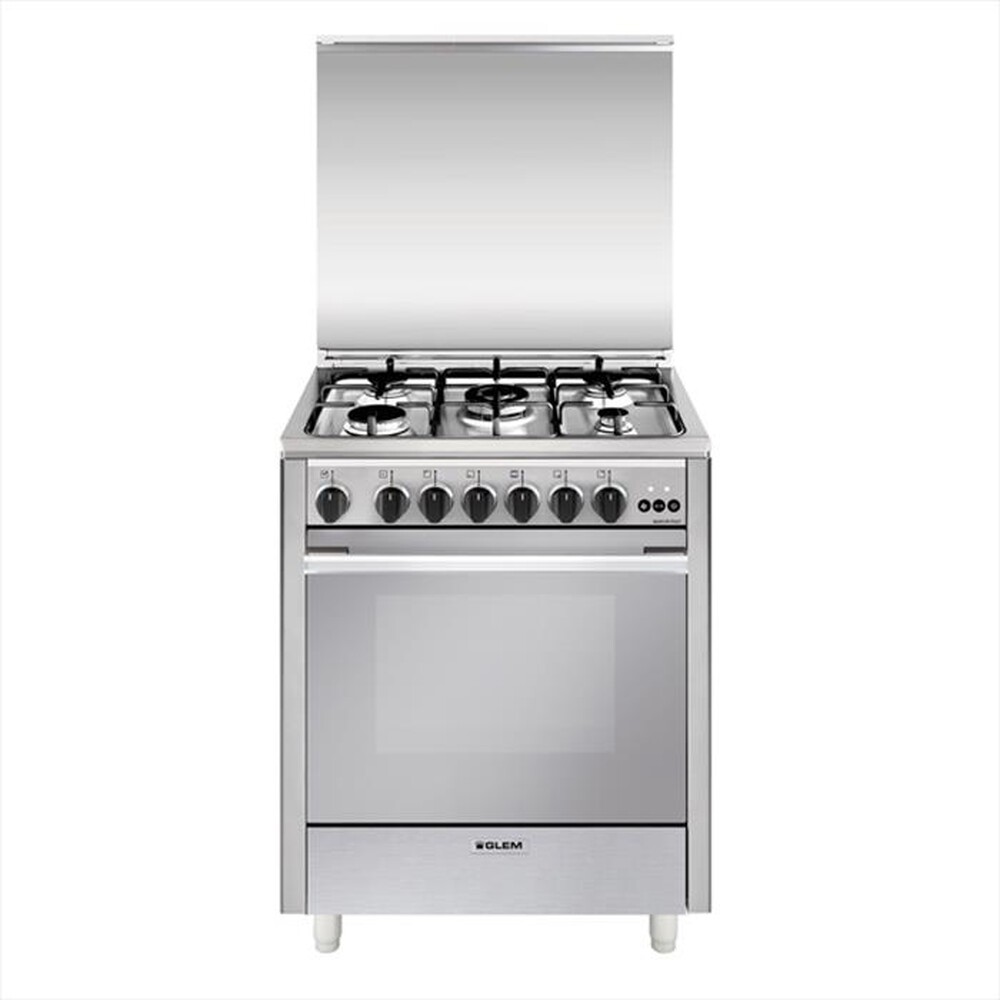 "GLEM GAS - Cucina a gas U765VI Classe A-INOX"